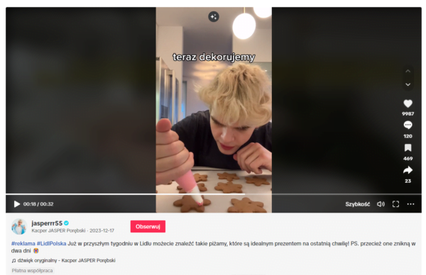 otwarty brief w filmie na kanale Jaspera