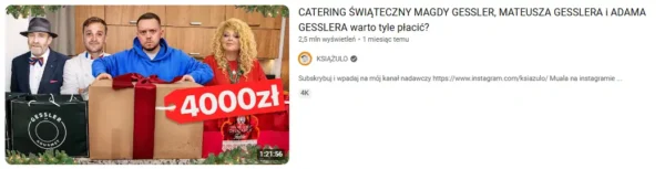 miniaturki serii filmów na YouTubie
